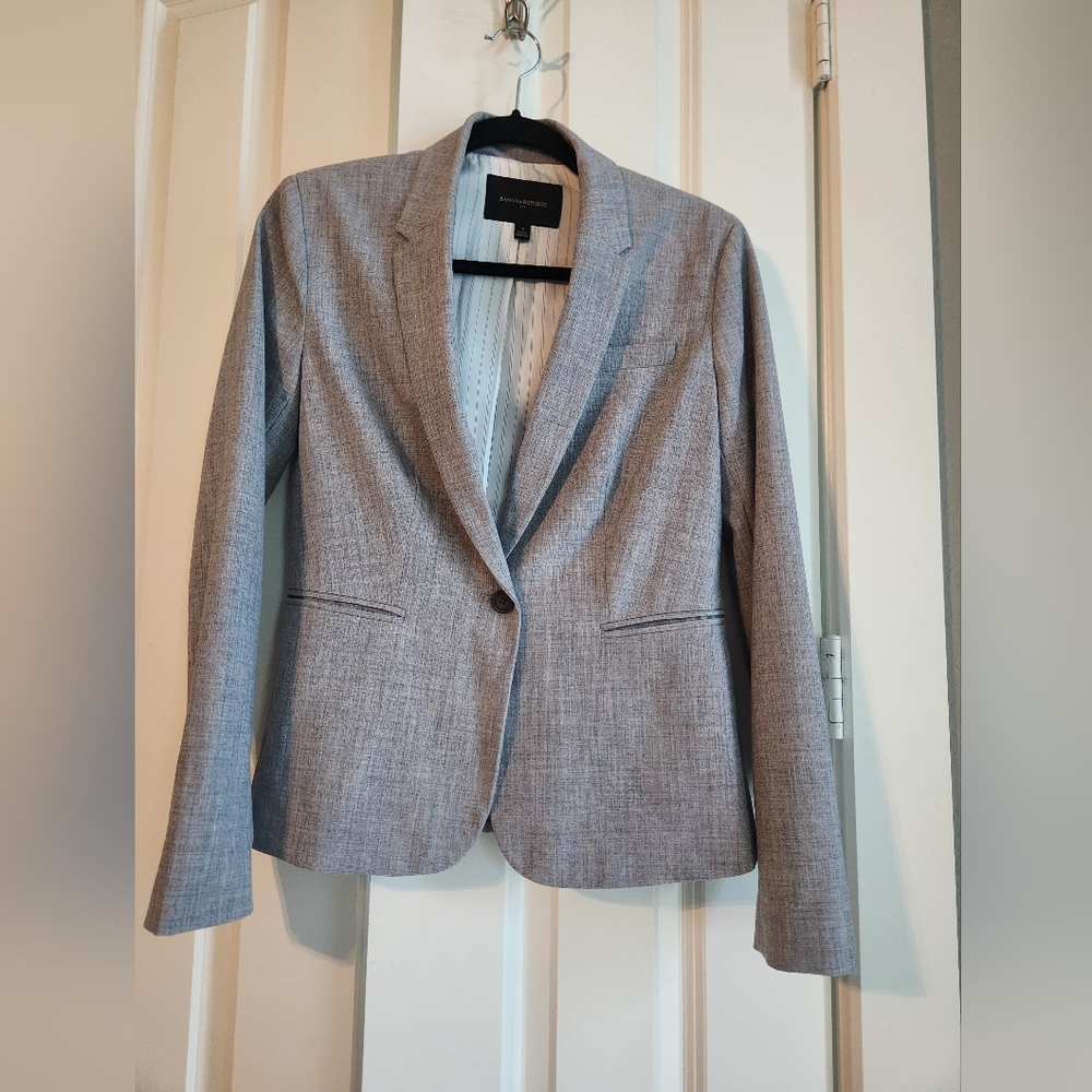 Banana Republic Women's Gray Blazer